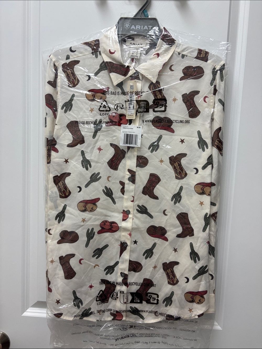 Men's Shirt with Cowboy Print